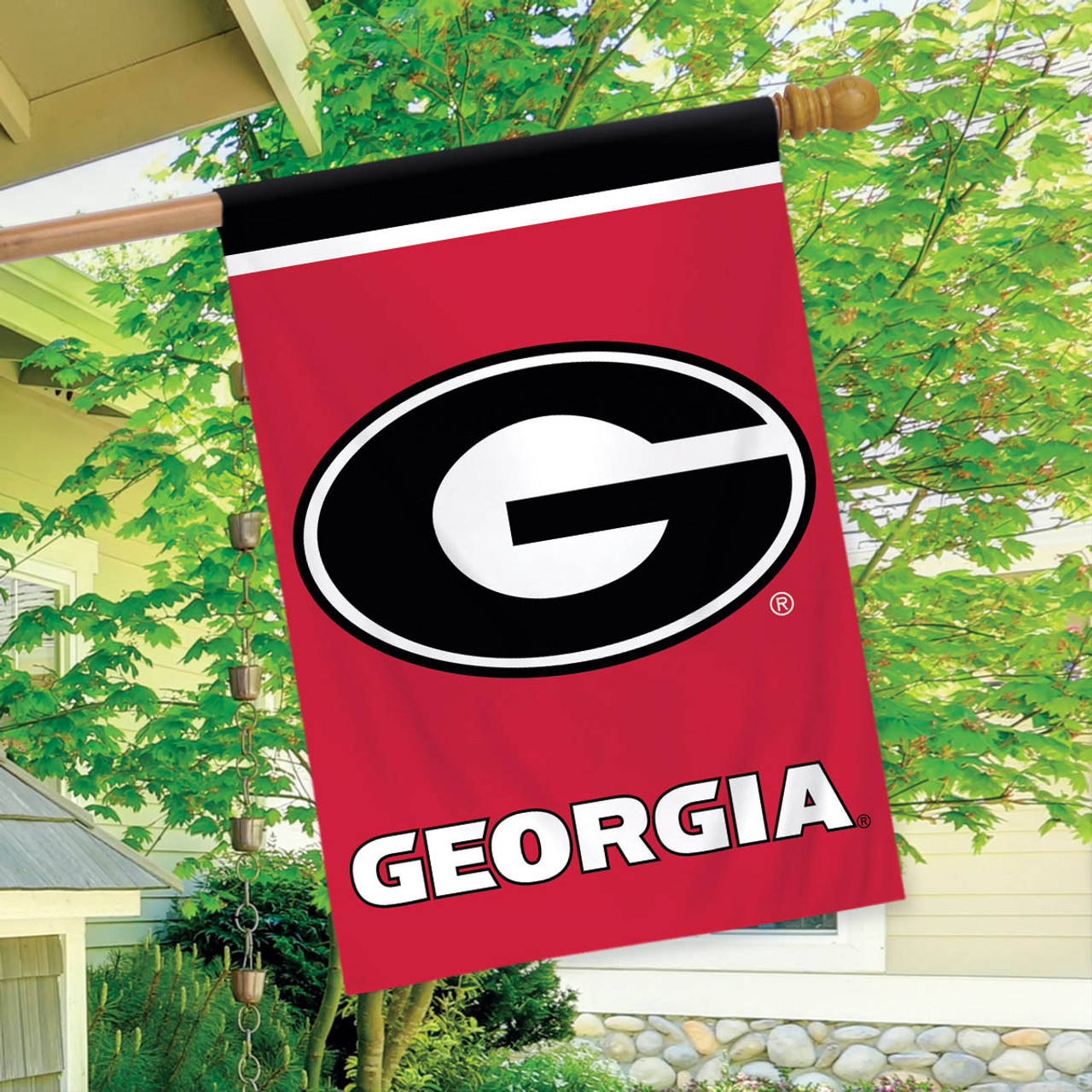 Georgia Bulldogs NCAA Garden Flag, House Flag