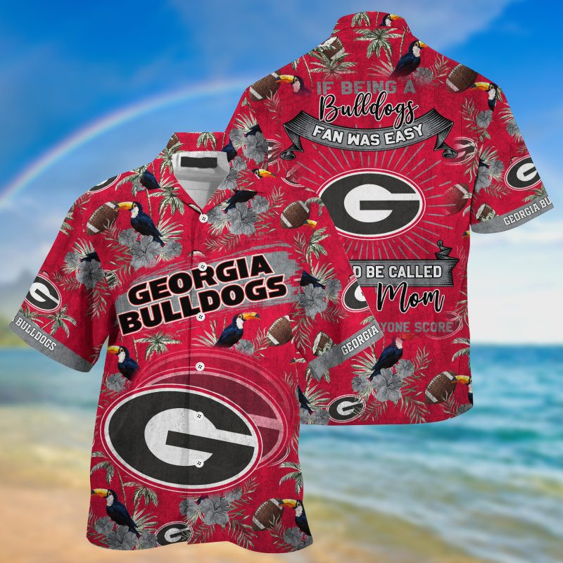 Georgia Bulldogs NCAA Summer – Hawaii Shirt For This Season – Gift For Sport Lovers Sporty Mom Lets Everyone Score