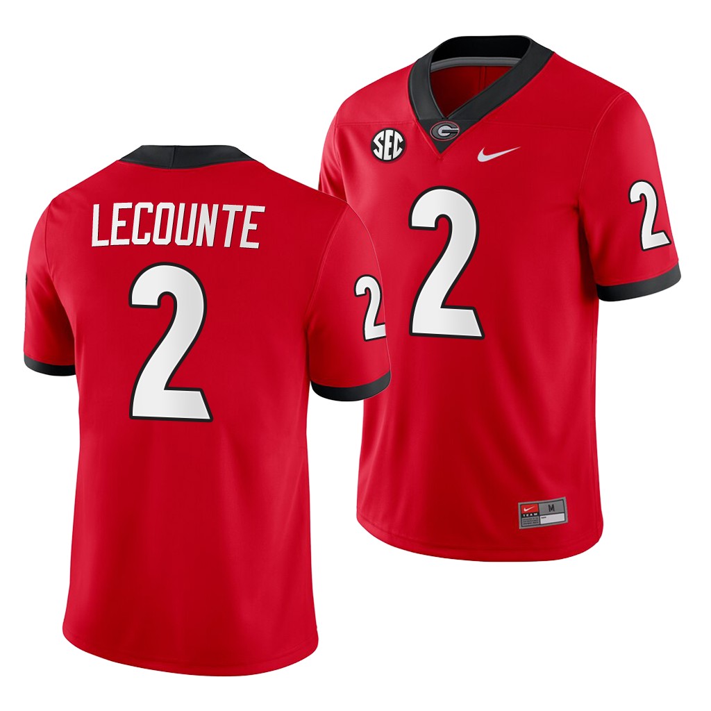Georgia Bulldogs Richard LeCounte Red Home Game Jersey NCAA