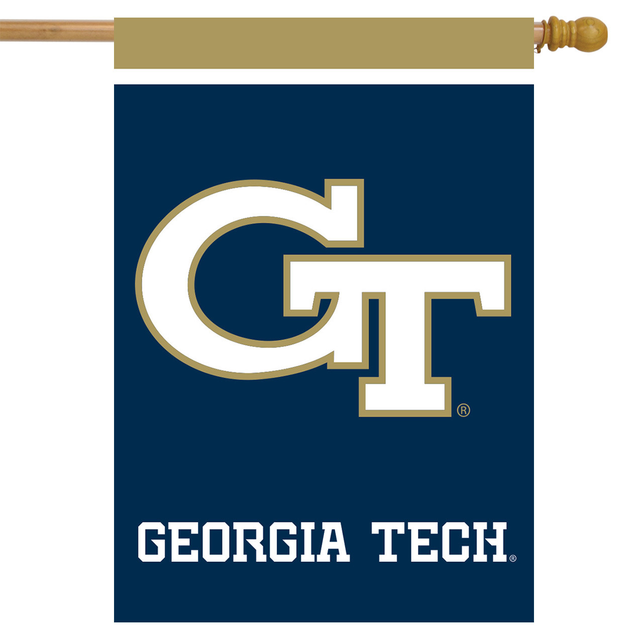Georgia Tech Yellow Jackets NCAA Garden Flag, House Flag