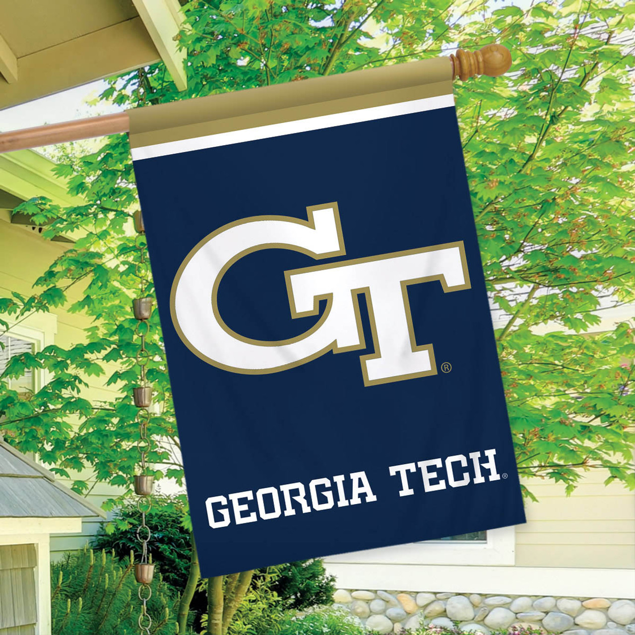 Georgia Tech Yellow Jackets NCAA Garden Flag, House Flag