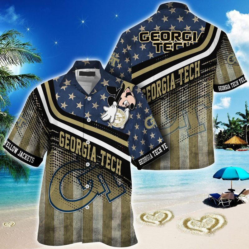 Georgia Tech Yellow Jackets NCAA Summer – Hawaii Shirt For This Season – Gift For Sport Lovers
