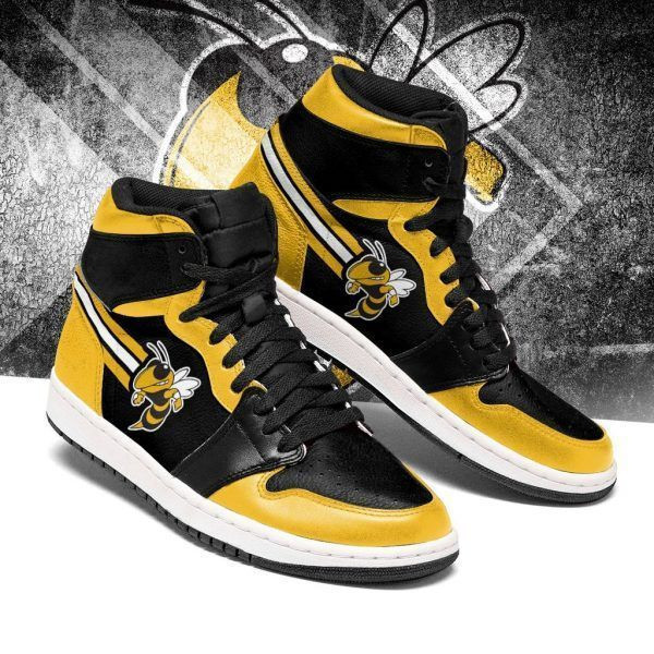 Georgia Tech Yellow Jackets NCAA Team Sneakers Gift For Fans High Top Air Jordan Sneaker, Air Jordan Hightop