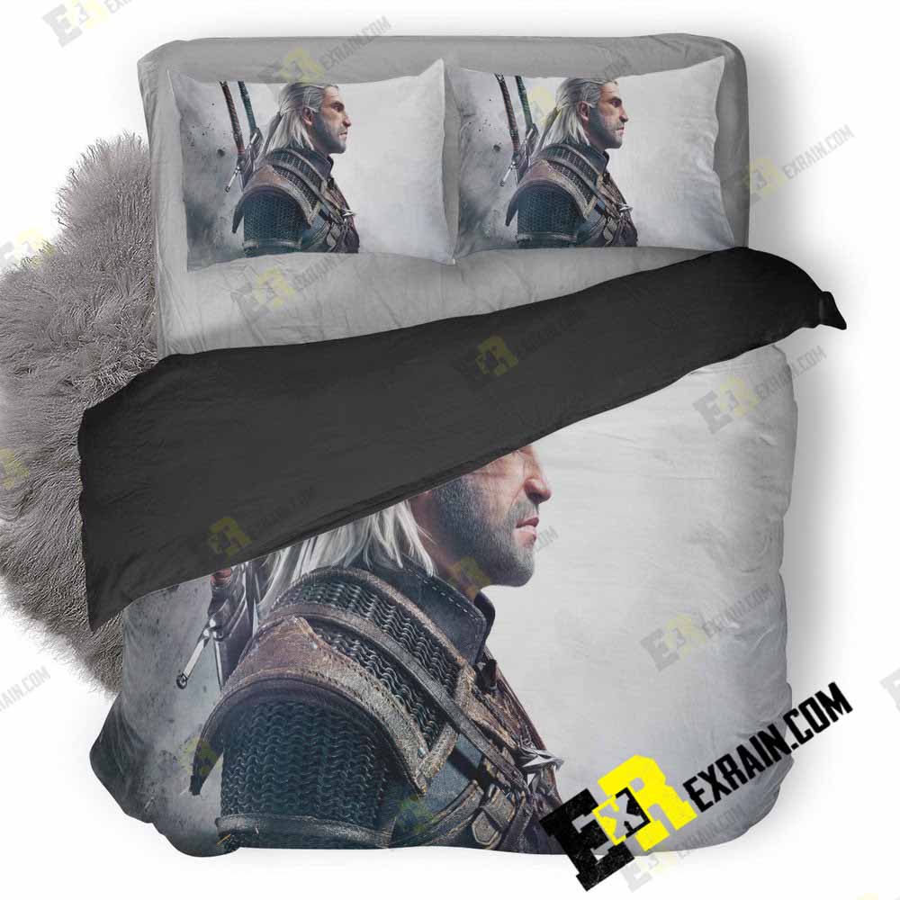 Geralt Of Rivia 3D Customized Duvet Cover Bedding Set