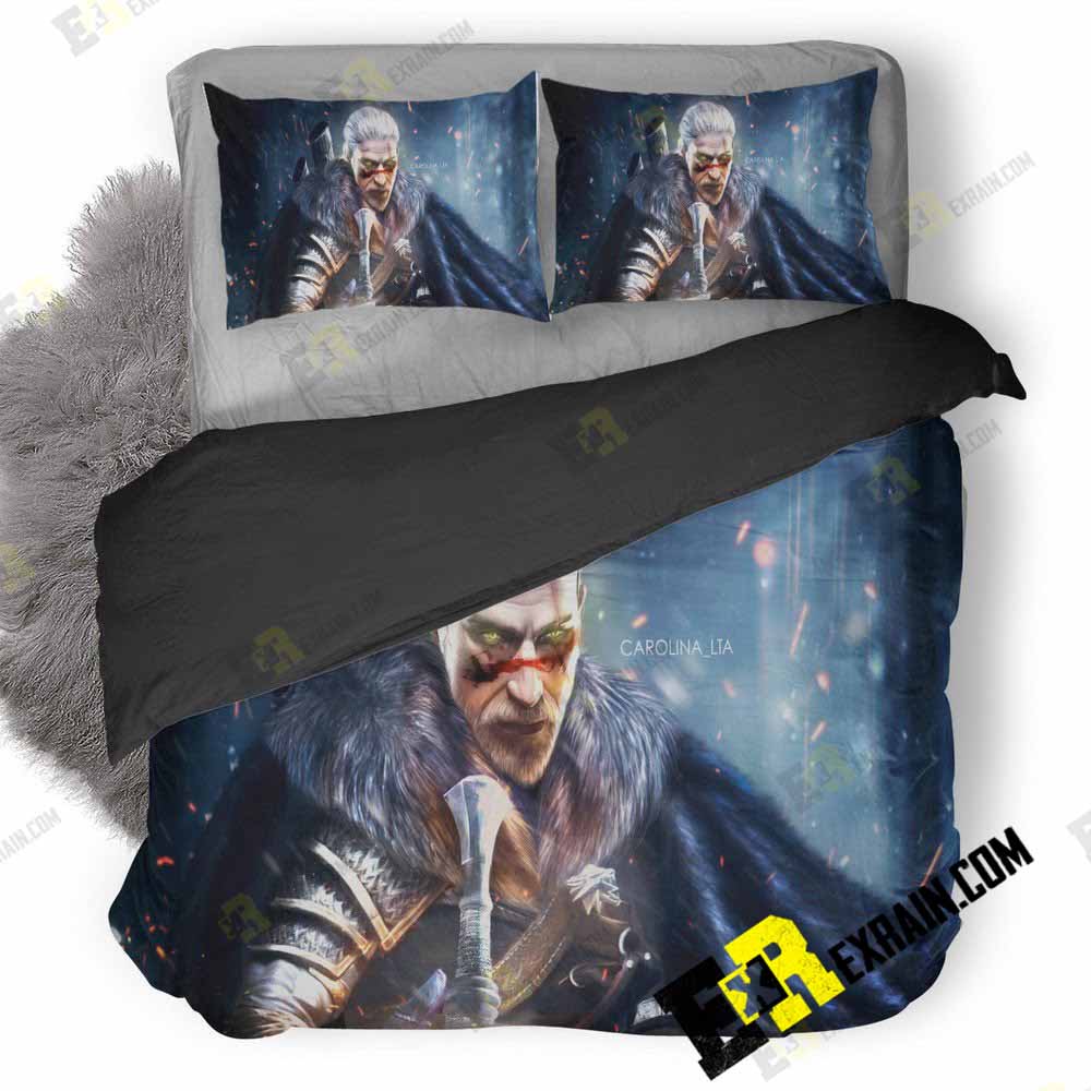 Geralt Of Rivia Ec 3D Customized Duvet Cover Bedding Set