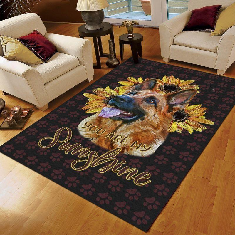 Germ Suns Rectangle Rug