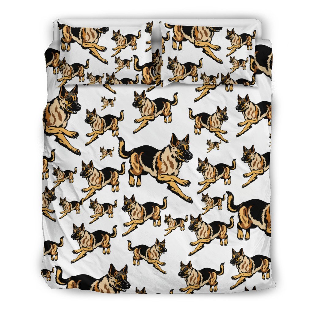 German Hepherd Dog 3D Customized Duvet Cover Bedding Set