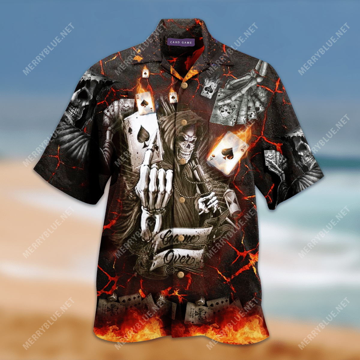 Get Here Card Game Unisex Hawaiian Shirt