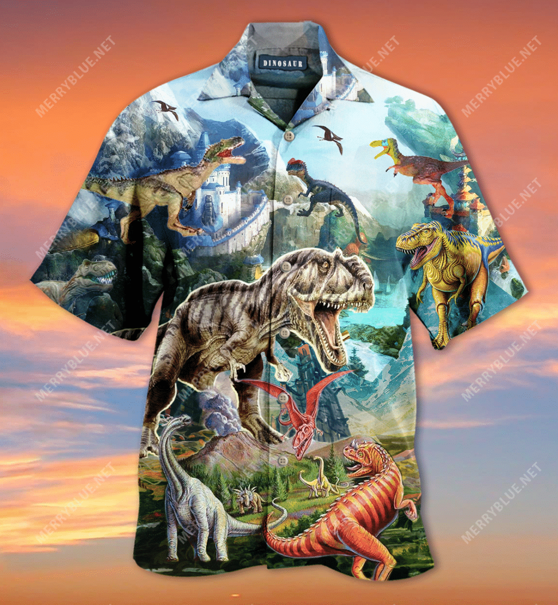 Get Now The World Of Dinosaurs Hawaiian Shirt