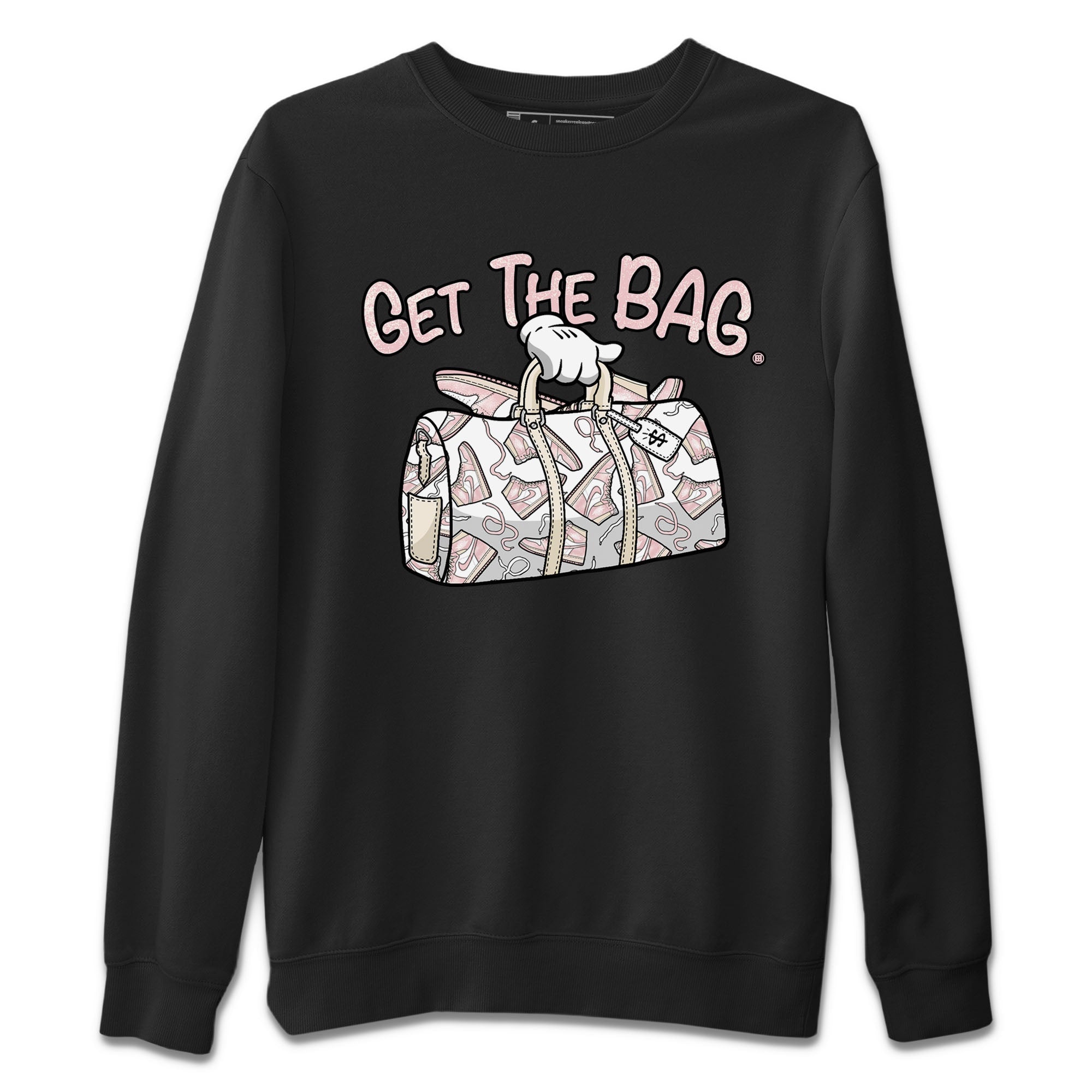 Get The Bag Unisex Sweater – Air Jordan 1 Washed Pink, Sneakers Matching Sweater