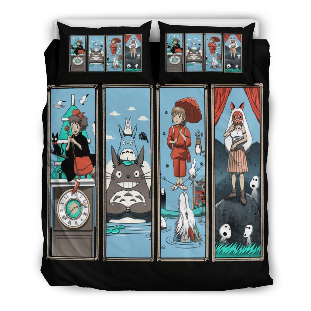 Ghibli Character Duvet Cover Bedding Set