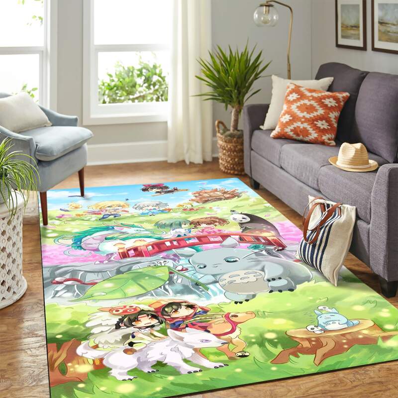 Ghibli Studio Carpet Floor Area Rectangle Rug