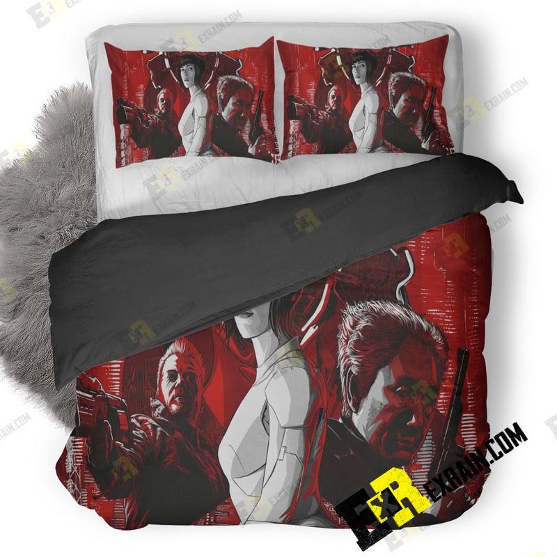 Ghost In The Shell 5K On 3D Customized Duvet Cover Bedding Set