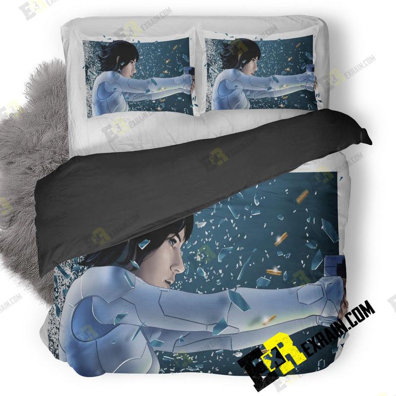 Ghost In The Shell Digital Art 3D Customized Duvet Cover Bedding Set