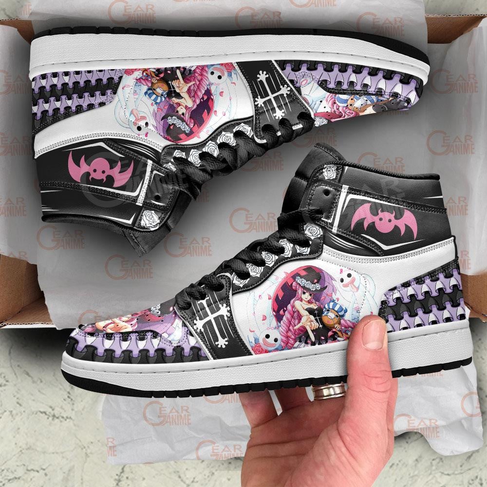 Ghost Princess Perona JD1s Sneakers One Piece Anime Shoes, Air Jordan Hightop