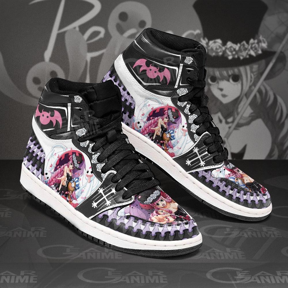 Ghost Princess Perona JD1s Sneakers One Piece Anime Shoes, Air Jordan Hightop