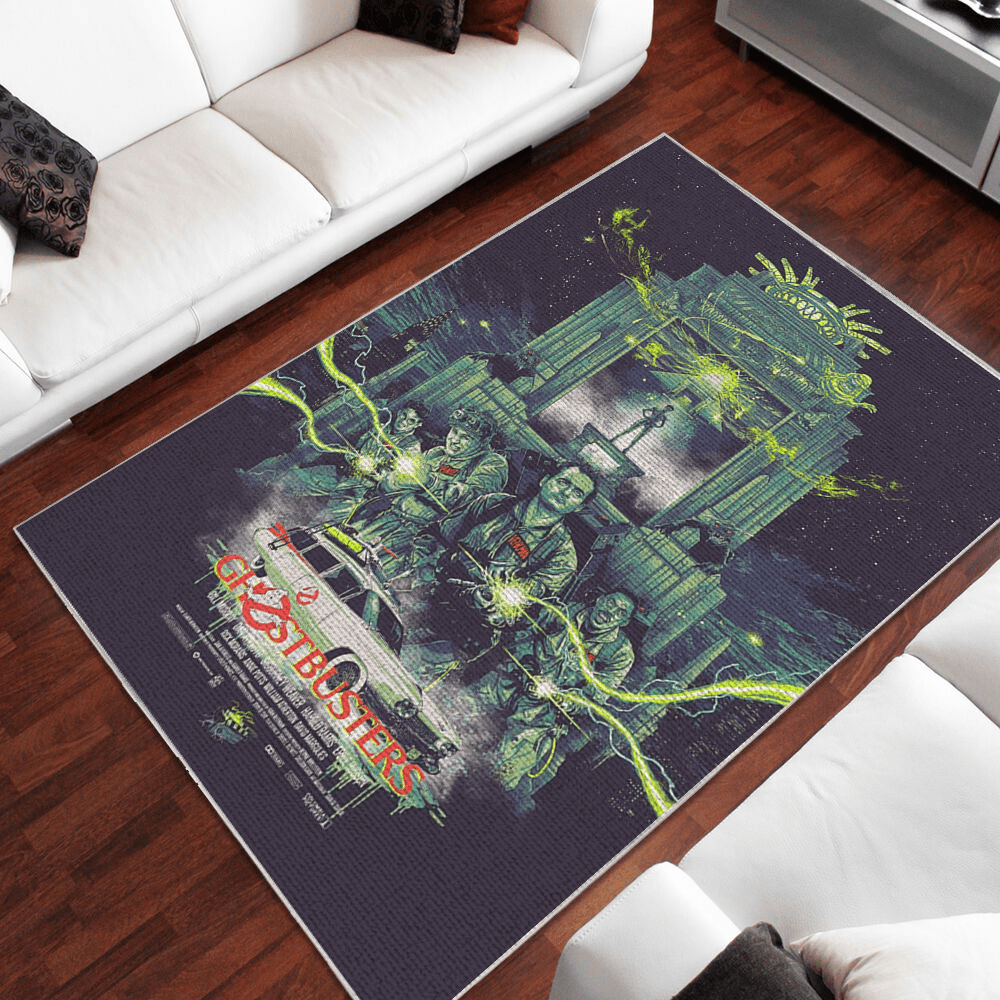 Ghostbusters Area Rectangle Rug