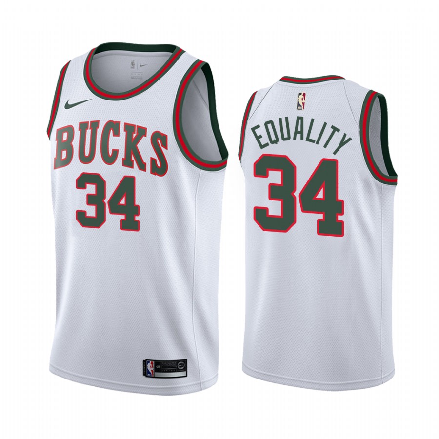 Giannis Antetokounmpo Equality Bucks Classic Jersey