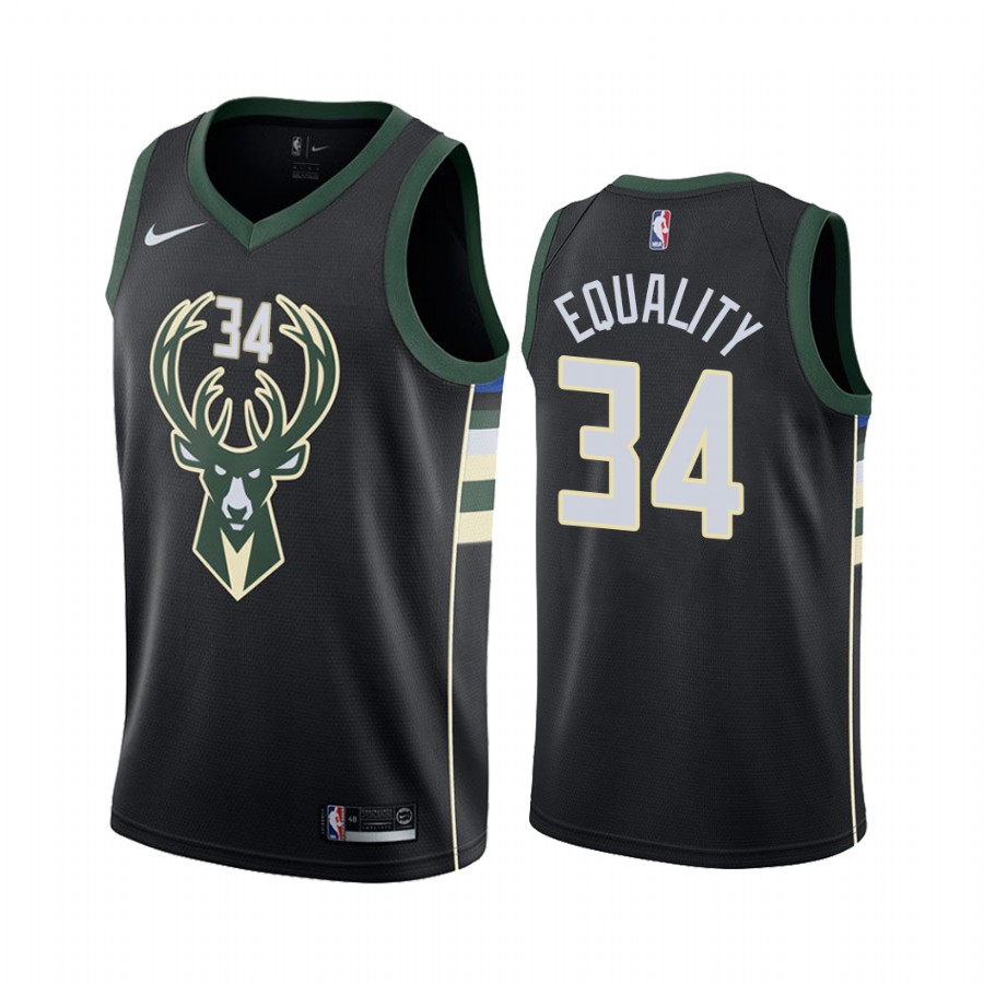Giannis Antetokounmpo Equality Bucks Statement Jersey