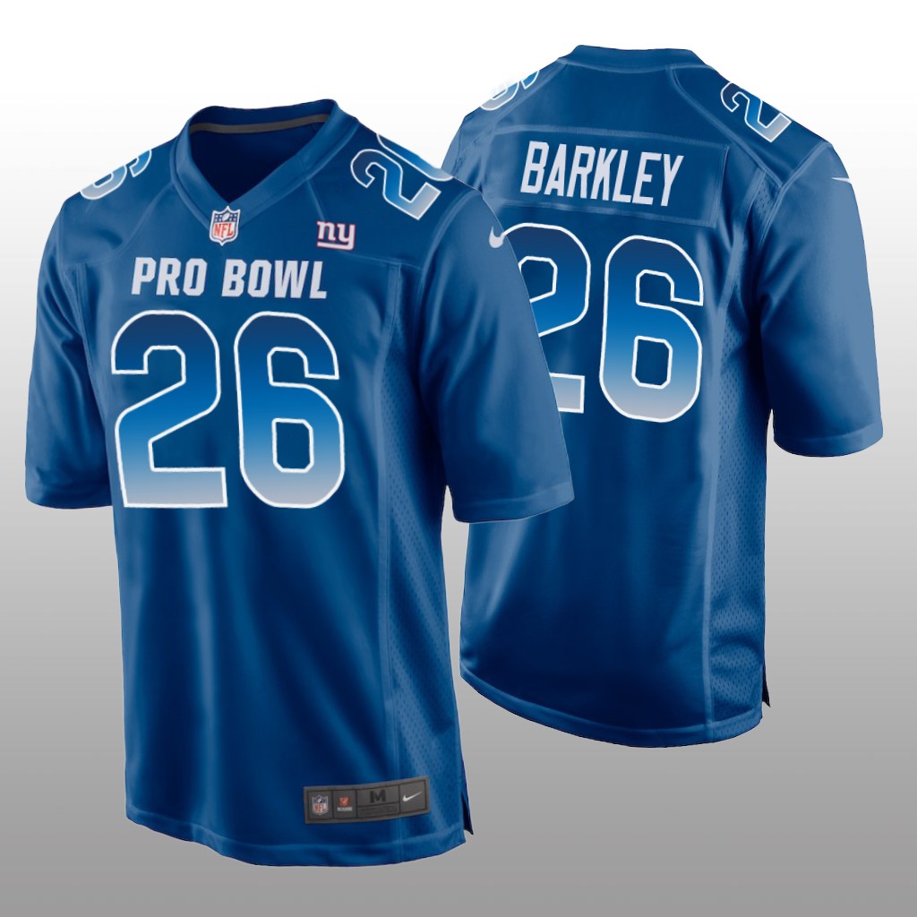 Giants Saquon Barkley NFC Game Royal Jersey - 2019 Pro Bowl