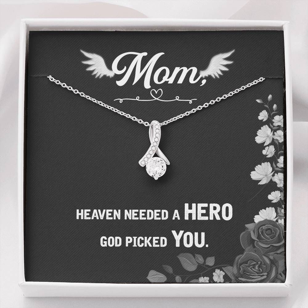 Gift For Mom Alluring Beauty Necklace Heaven Needed A Hero