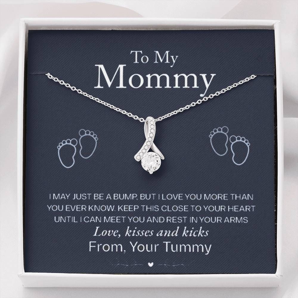 Gift For Mom Alluring Beauty Necklace Love Kisses And Kicks