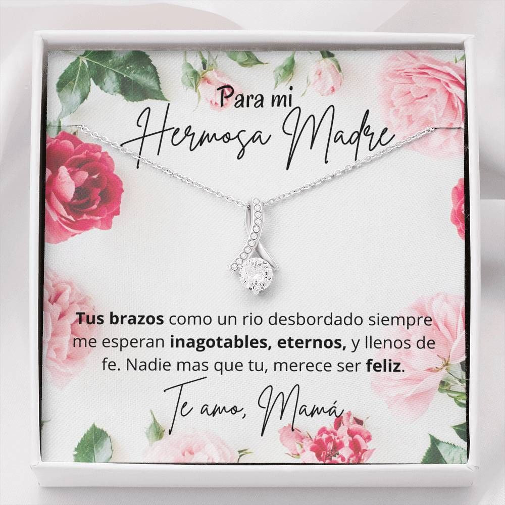 Gift For Mom Alluring Beauty Necklace Nadie Mas Que Tu