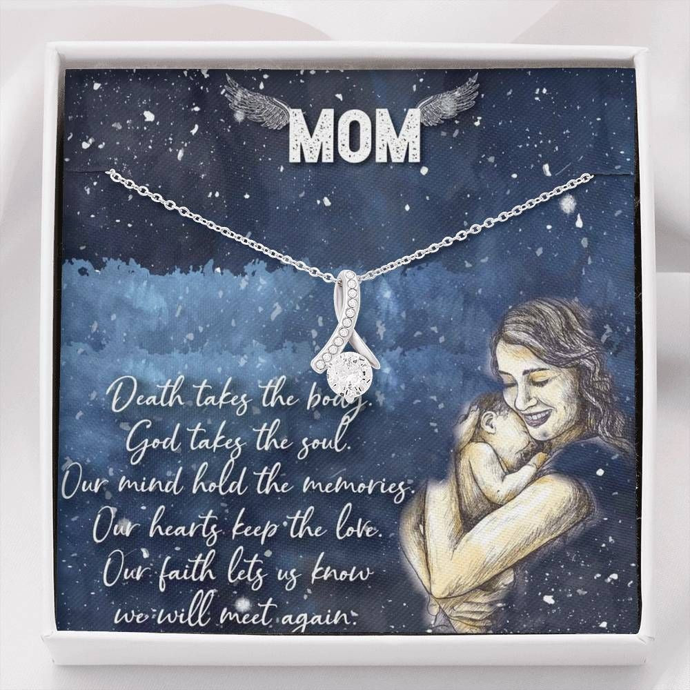 Gift For Mom Alluring Beauty Necklace Our Hearts Keep The Love