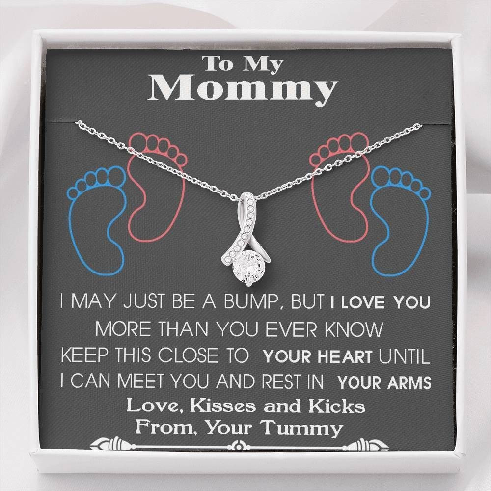 Gift For Mom Alluring Beauty Necklace Until I Can Meet You