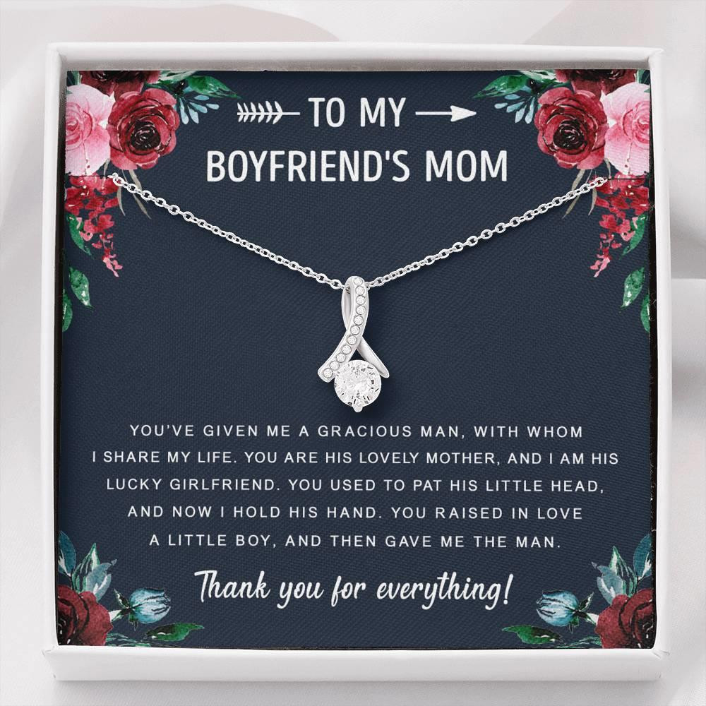 Gift For Mom Boyfriend’s Mom You Used To Pat His Little Head Alluring Beauty Necklace