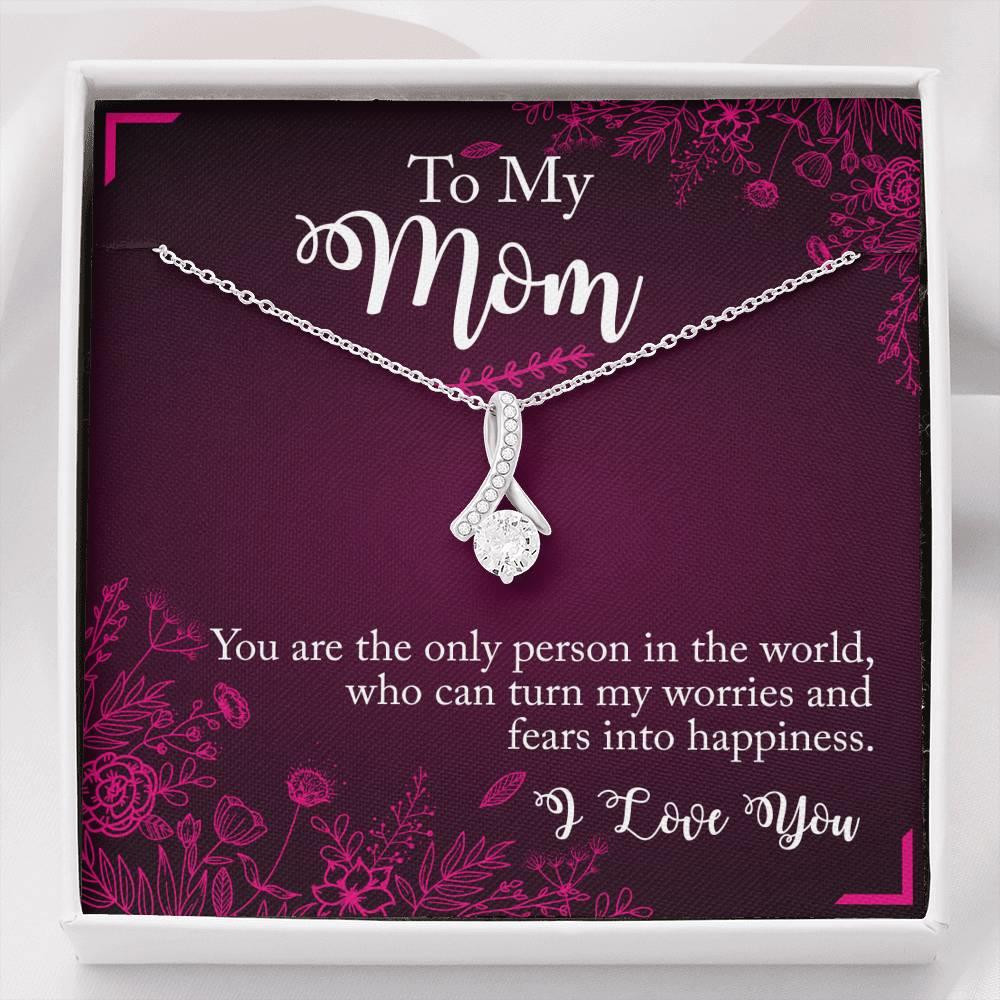 Gift For Mom Fear Into Happiness Alluring Beauty Necklace