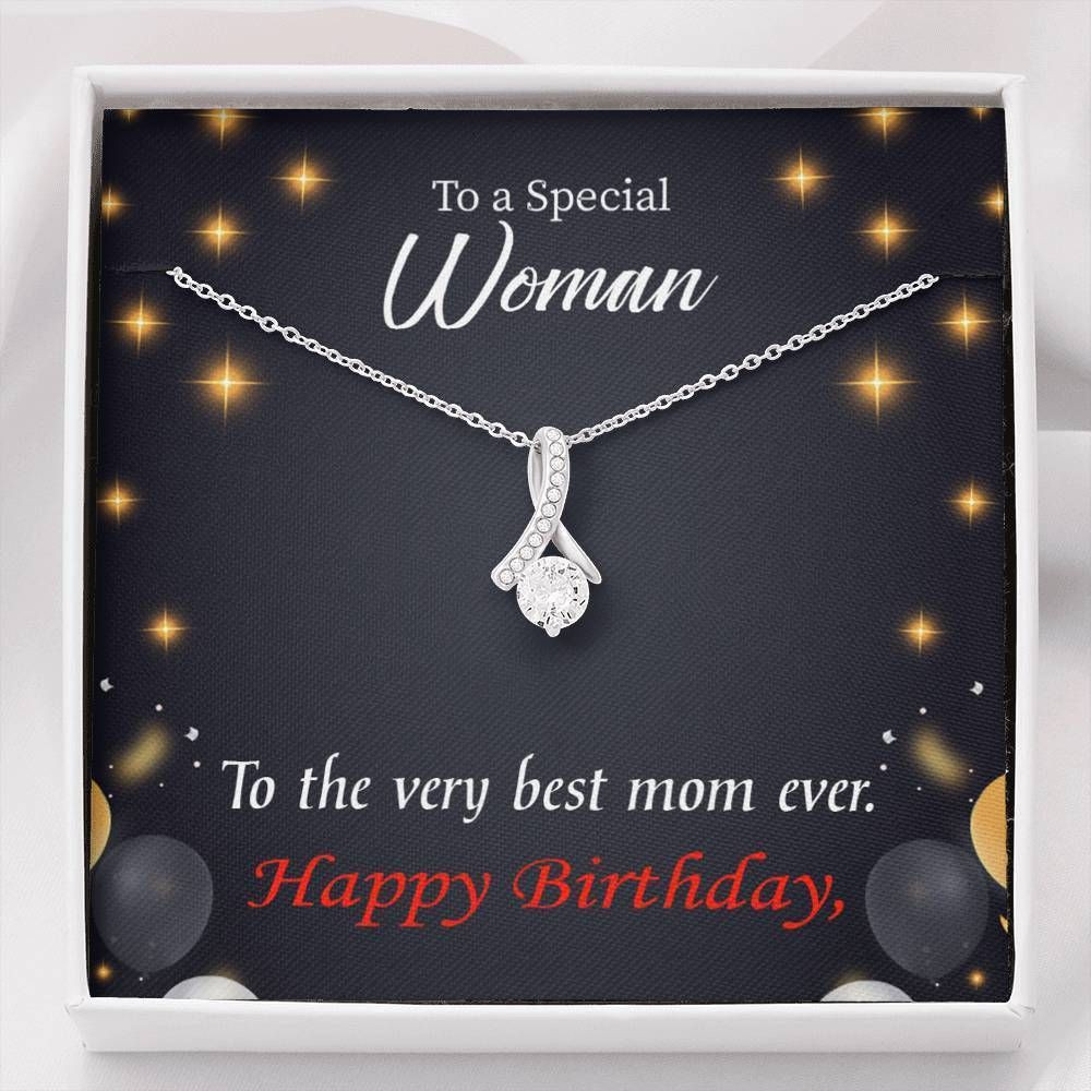 Gift For Mom Happy Birthday Alluring Beauty Necklace