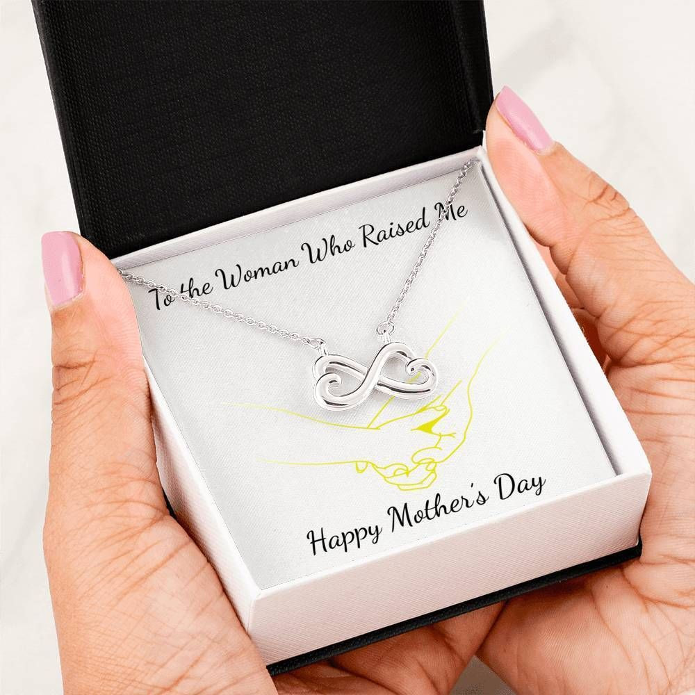 Gift For Mom Infinity Heart Necklace Happy Mother’s Day