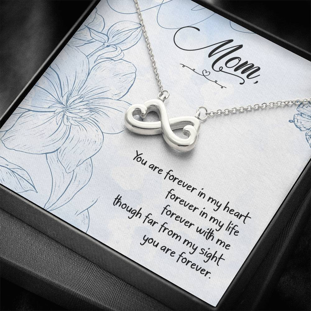 Gift For Mom Infinity Heart Necklace You?re Forever In My Heart
