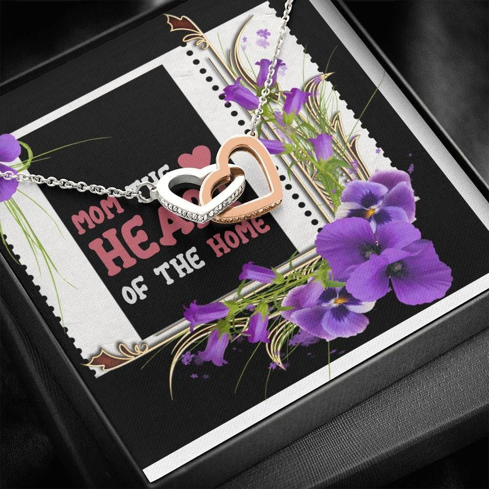 Gift For Mom Interlocking Hearts Necklace The Heart Of The Home