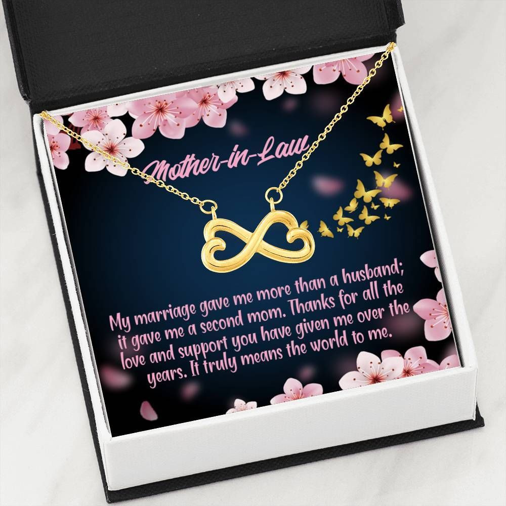 Gift For Mother In Law My Marriage Gave Me More Infinity Heart Necklace