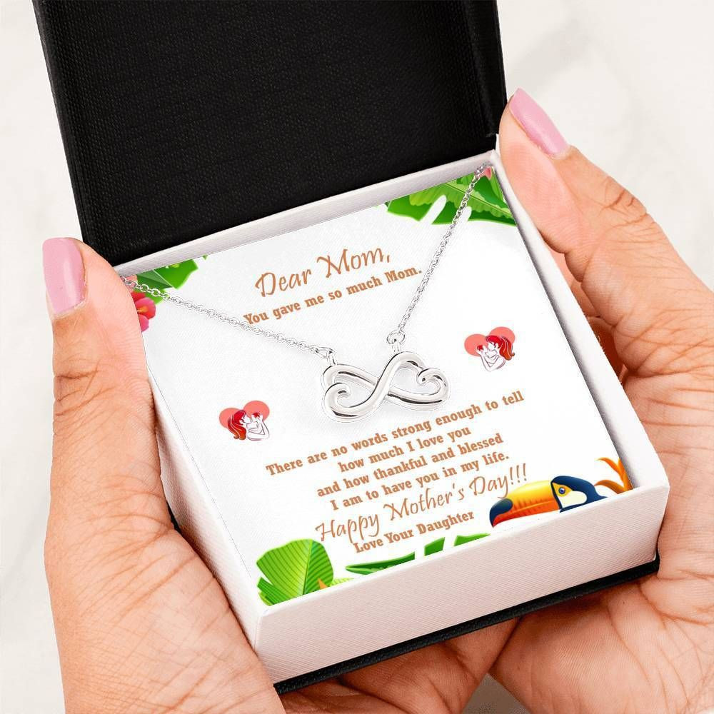 Gift For Mother’s Day Infinity Heart Necklace