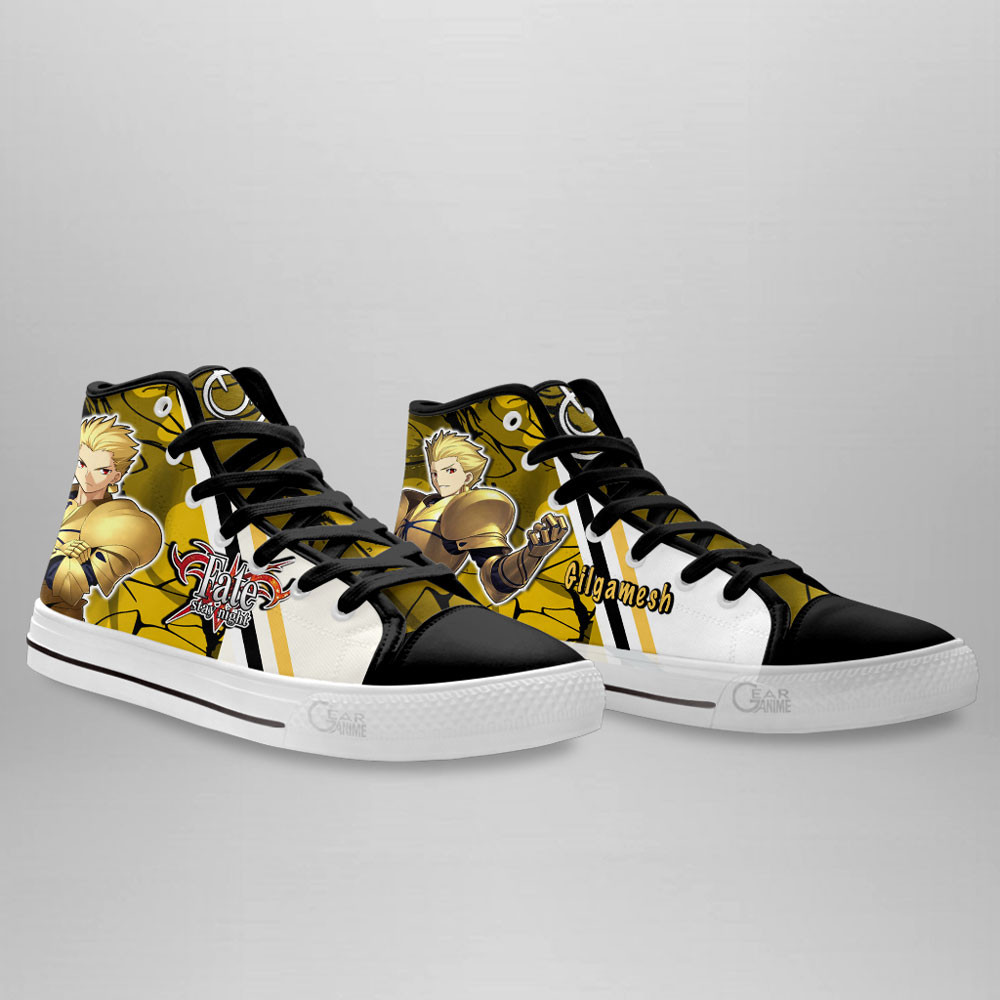 Gilgamesh High Top Shoes Custom Fate Stay Night Sneakers