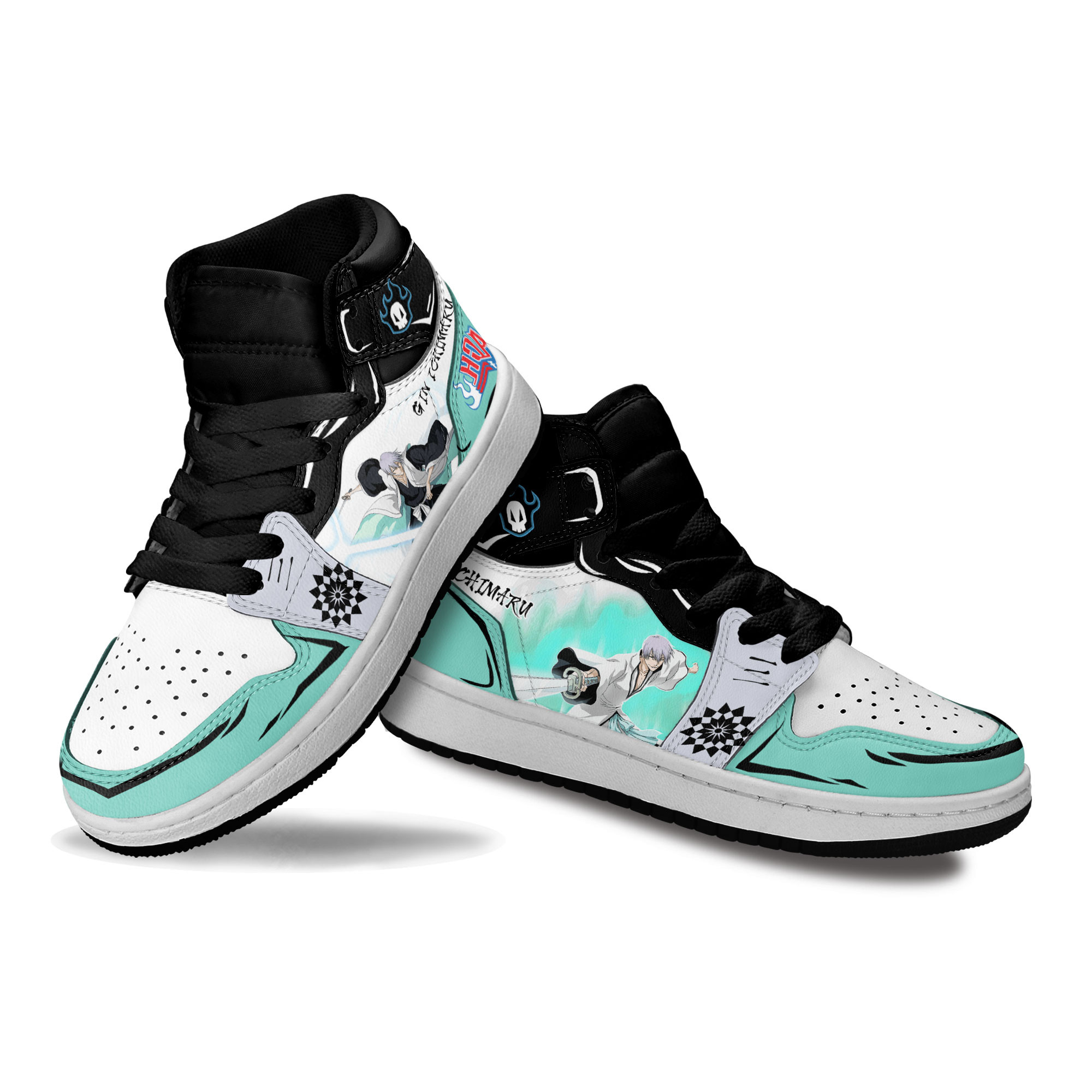 Gin Ichimaru Kids Sneakers Custom Anime Bleach Shoes For Kids