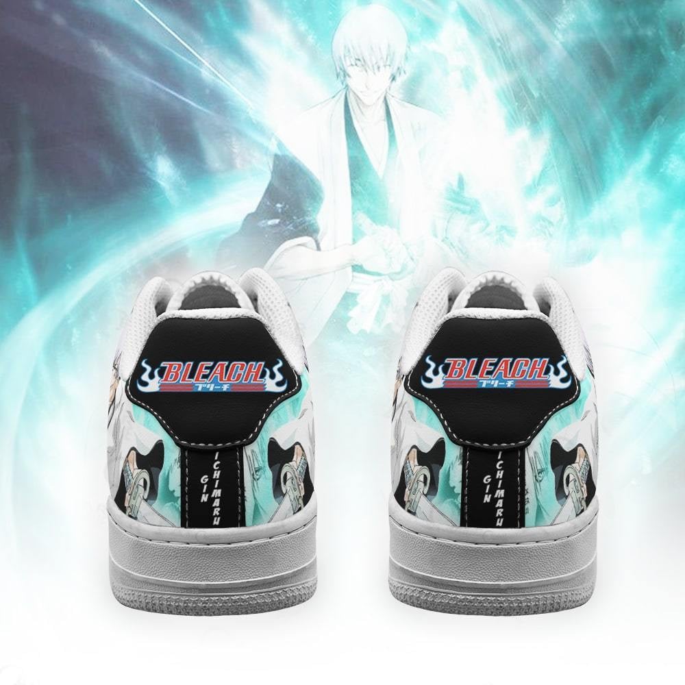 Gin Ichimaru Sneakers Bleach Anime Shoes Fan Gift Idea