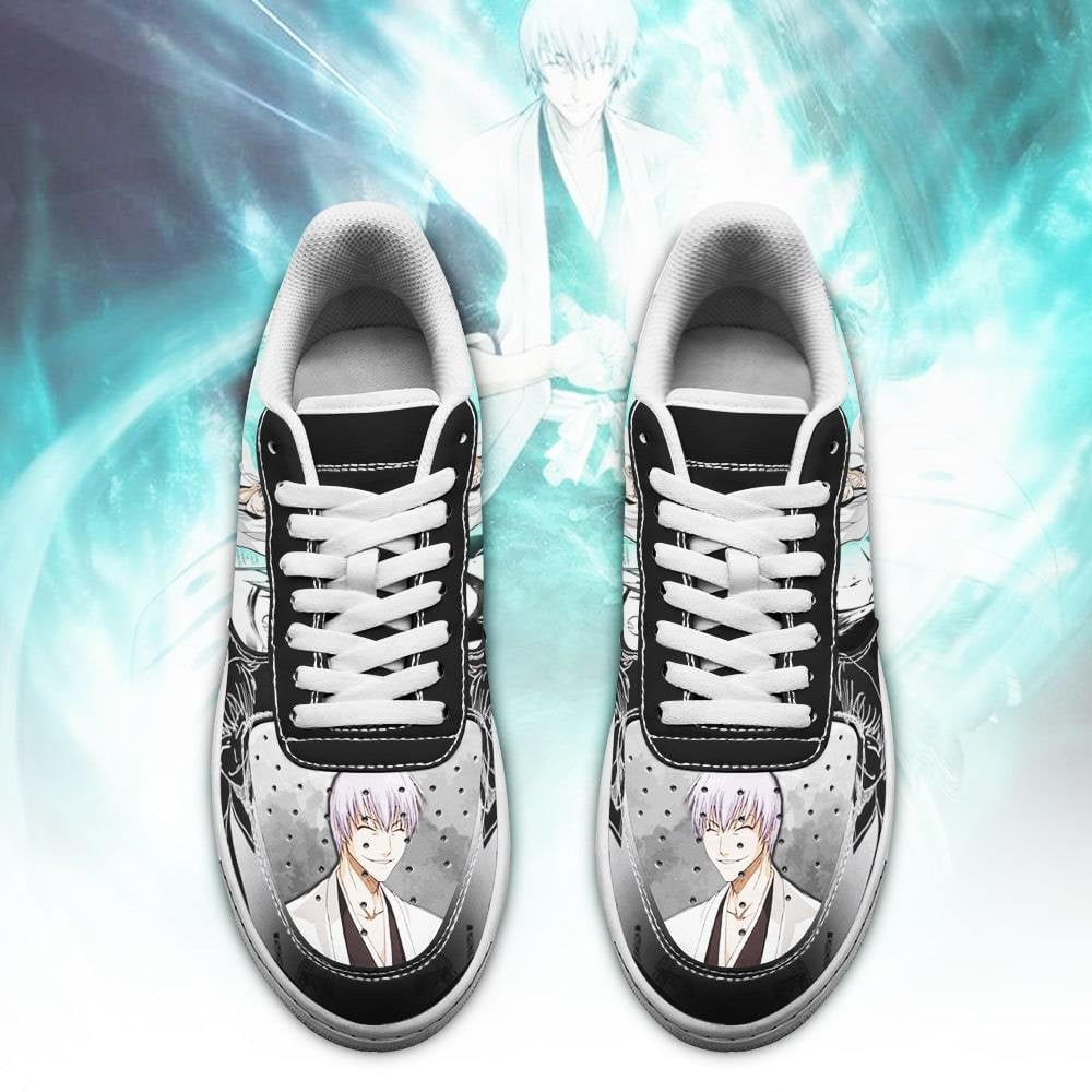 Gin Ichimaru Sneakers Bleach Anime Shoes Fan Gift Idea
