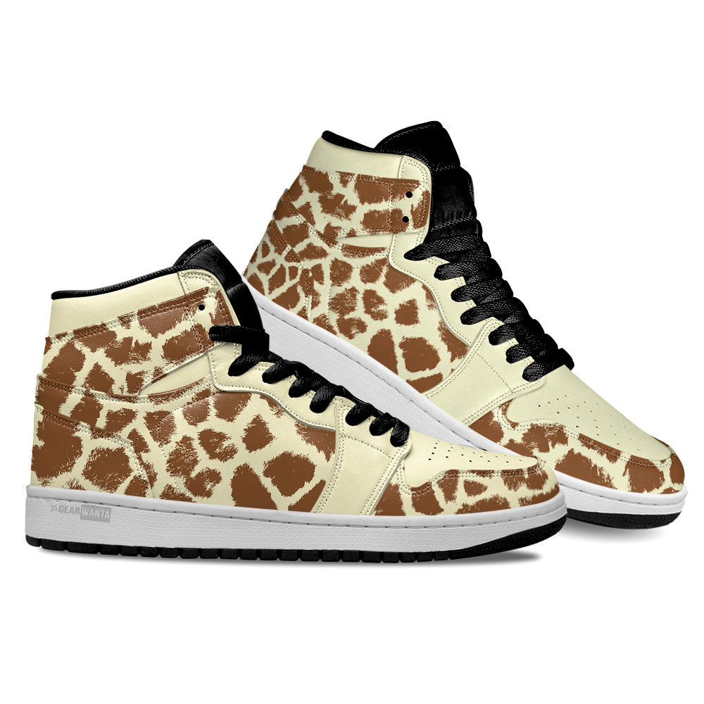 Giraffe Skin J1 Sneakers, Air Jordan Hightop