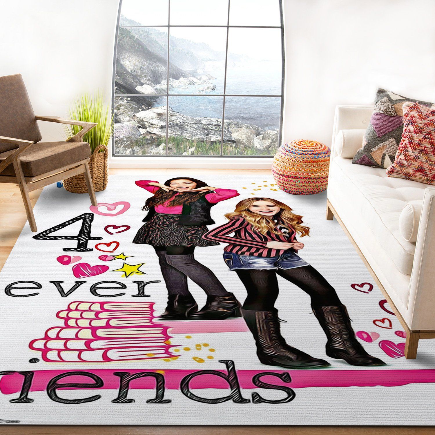 Girl Meets World Rectangle Rug – Custom Size And Printing