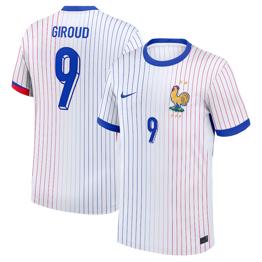 Giroud Men's France 2024 Stadium Away Soccer Jersey