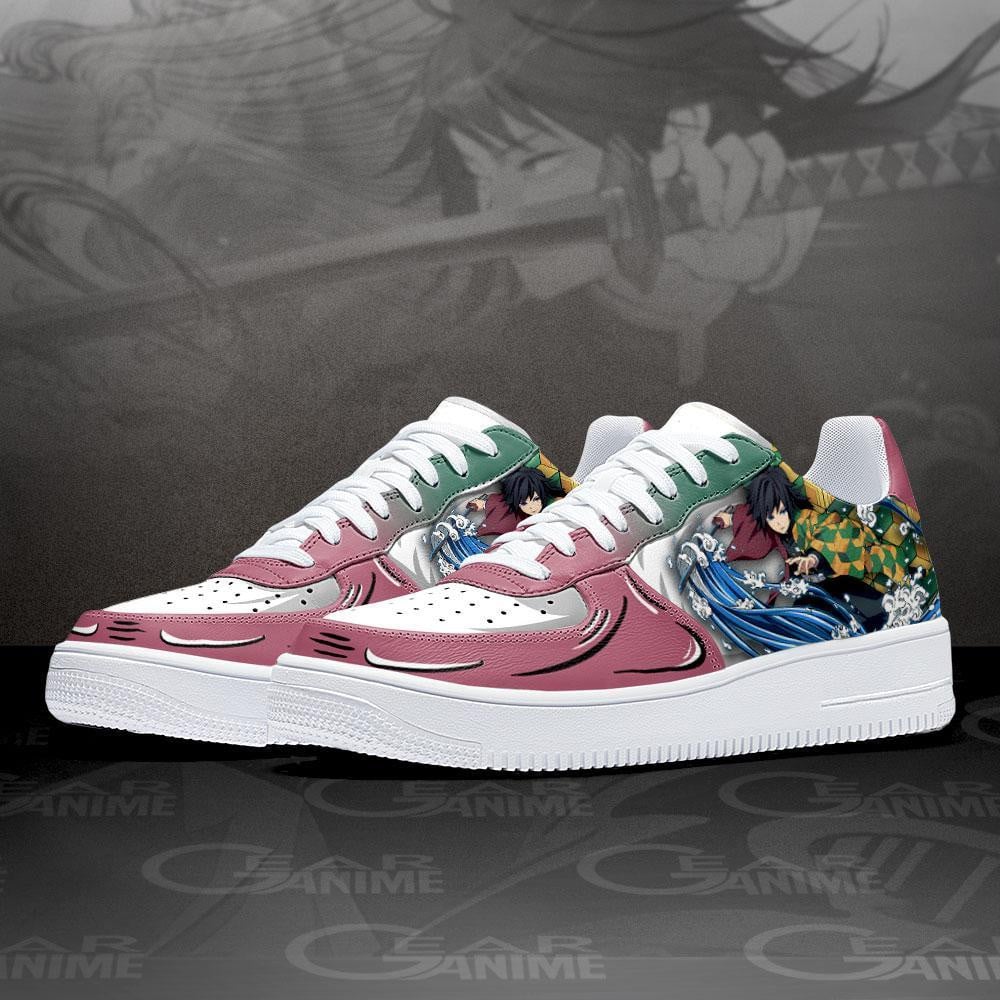 Giyu Tomioka Air Sneakers Custom Anime Demon Slayer Shoes