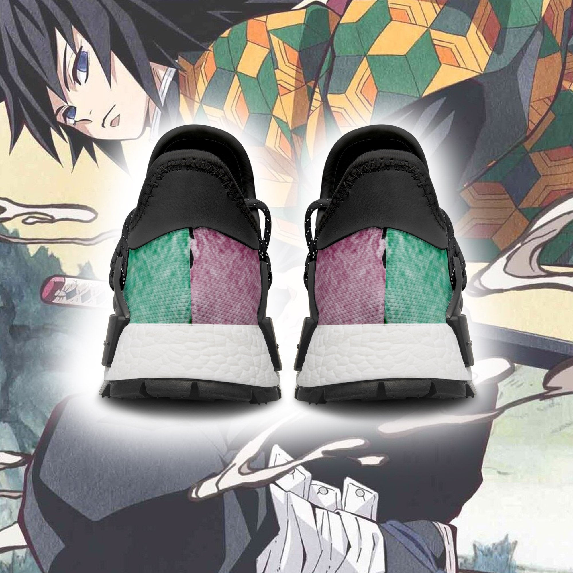 Giyu Tomioka Shoes Demon Slayer Anime Sneakers, NMD Shoes