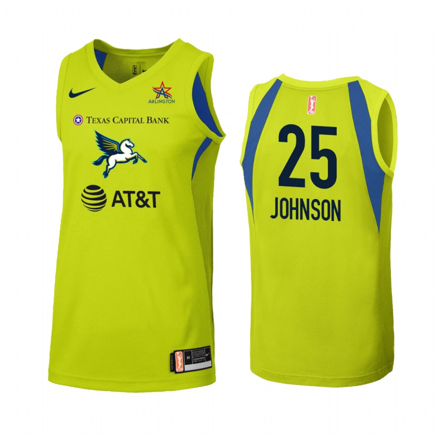 Glory Johnson WNBA Secondary Women's Green Jersey
