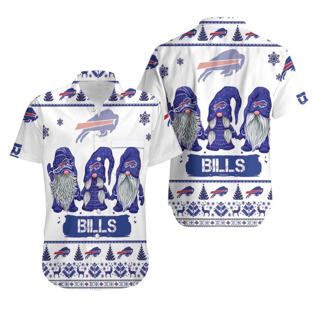 Gnomes Buffalo Bills Christmas Hawaiian Shirt