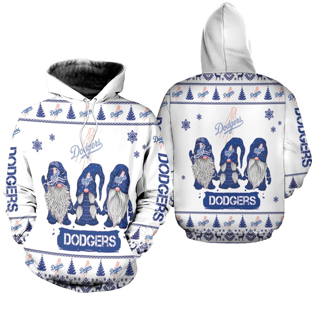 Gnomes Dodgers Christmas 3D Hoodie