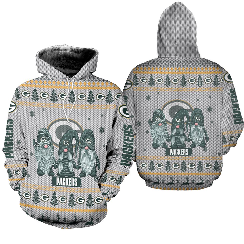 gnomes green bay packers christmas Hoodie